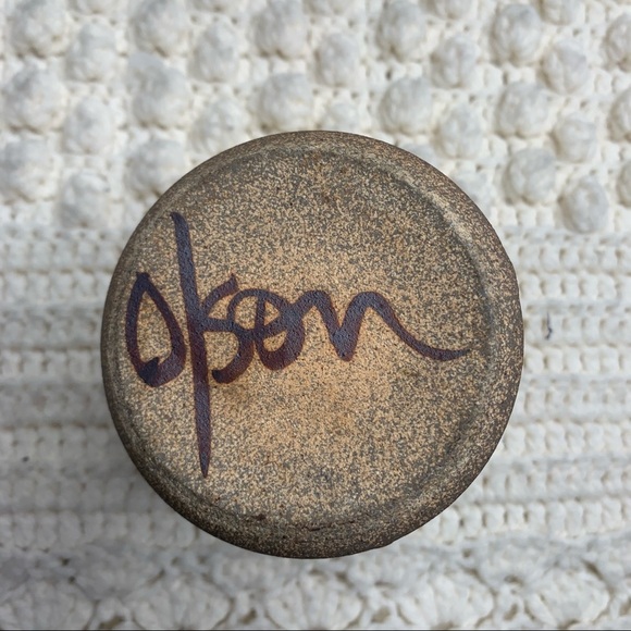 VINTAGE HAND MADE POTTERY Set of 3 Mini Vases Southwestern Signed Glazed Neutral - Picture 14 of 16